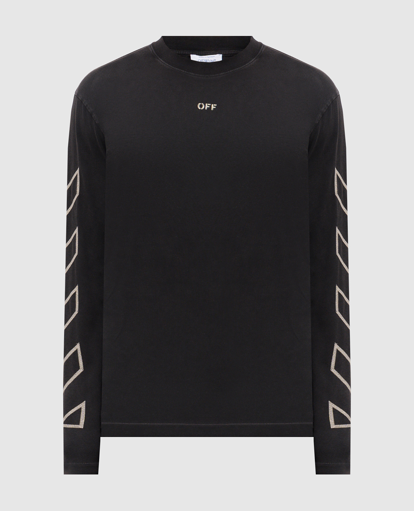 

Black long sleeve with printed Arrow logo emblem Off-White