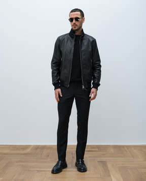Incotex Black wool pants 1T00355006B