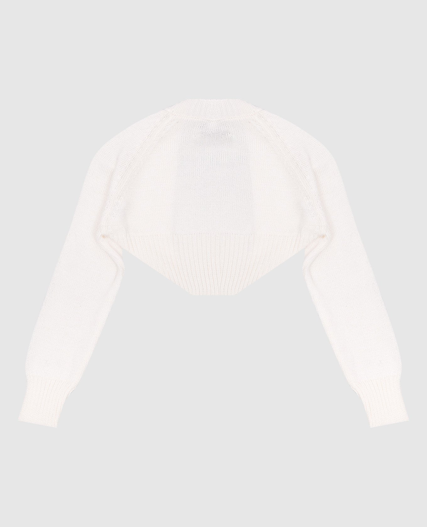 

Children's white woolen bolero CAF