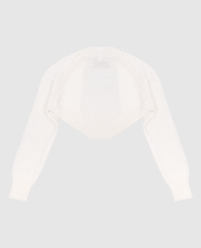 CAF Children's white woolen bolero 701FI6M5