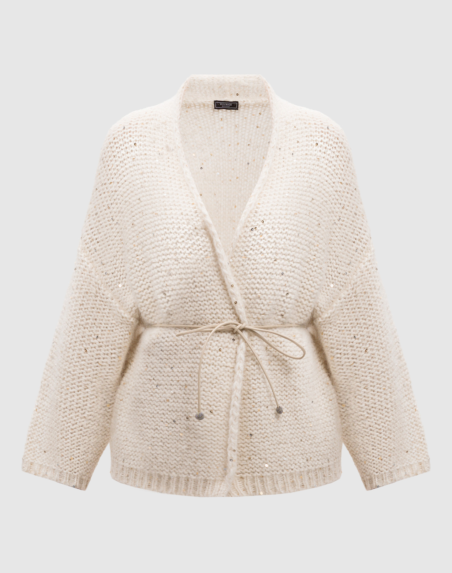 

White cardigan with a scent Peserico