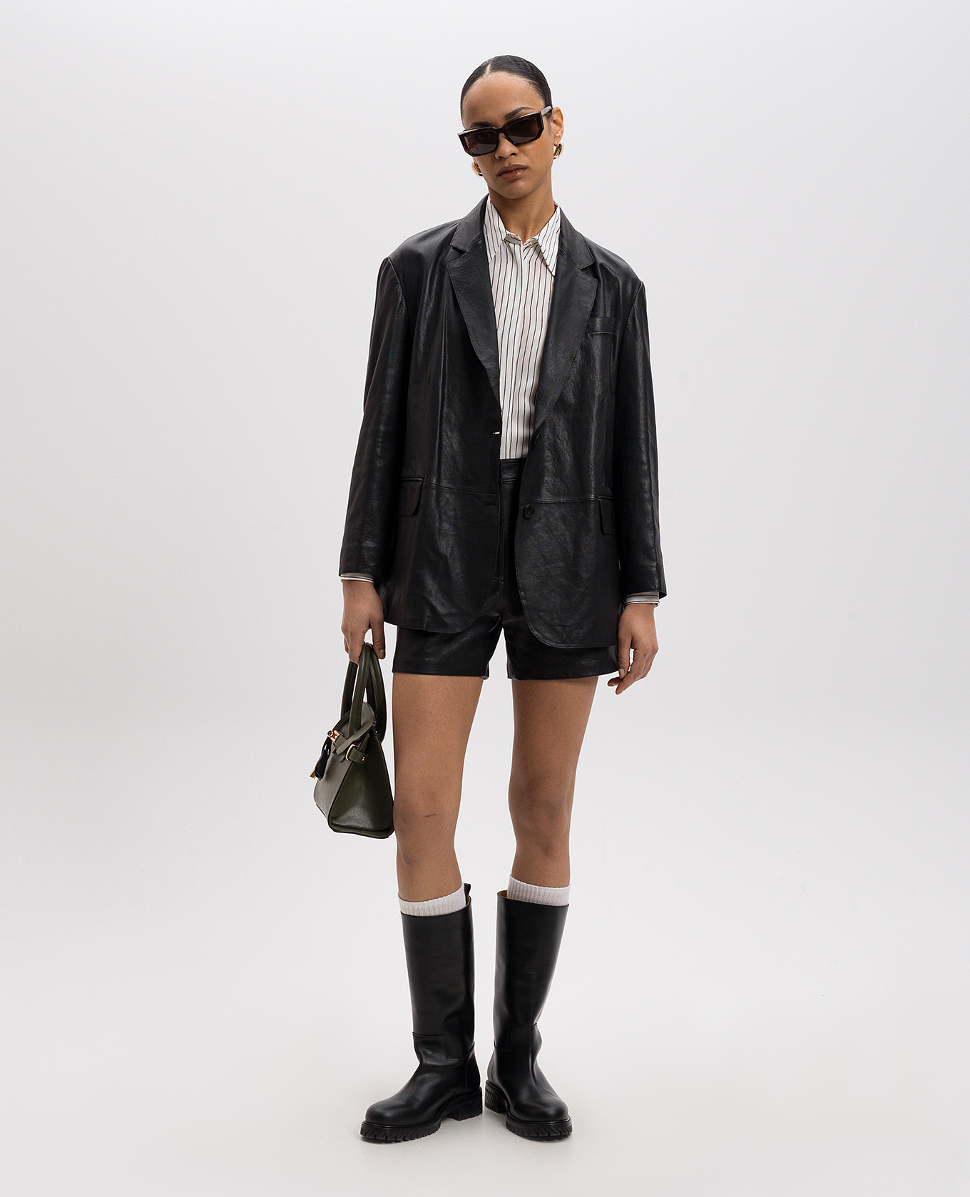 

Black leather jacket MARAT Max Mara Weekend