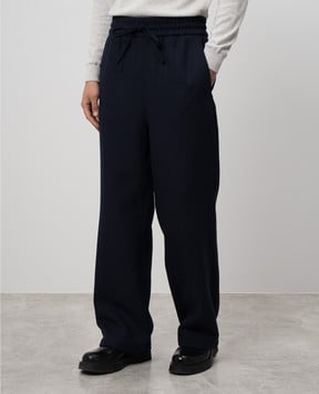 Ami Paris Blue pants made of wool UTR212WV0018