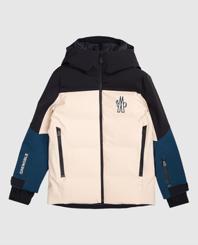 Moncler Grenoble ENFANT Children's beige down ski jacket New Montmiral K29571A00010597S51214