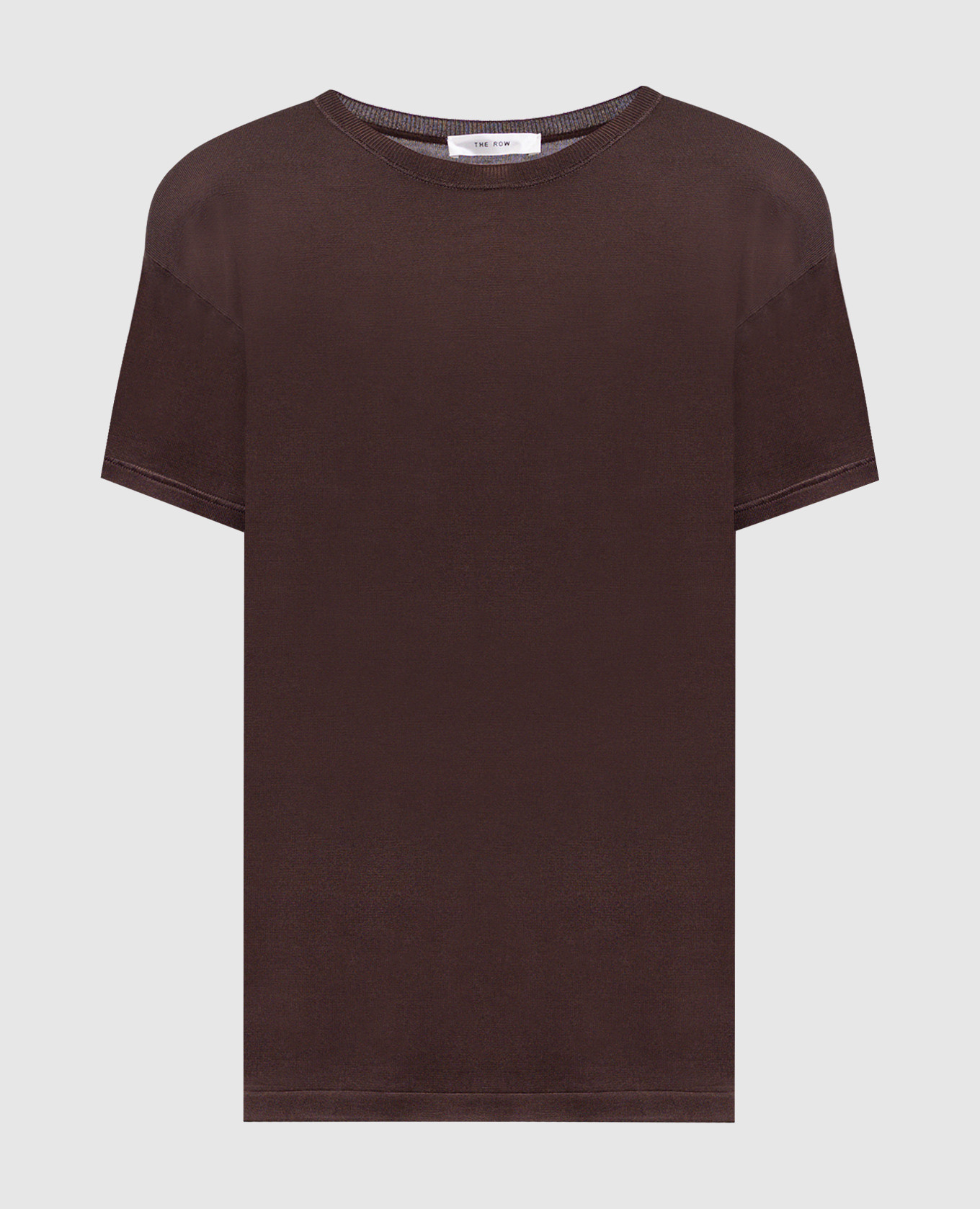 

Kota brown silk t-shirt The Row