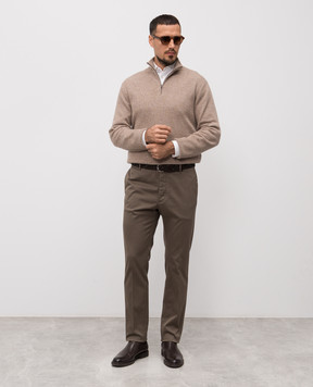 Peserico Khaki pants R54699L107960