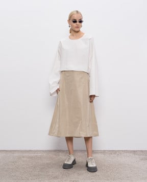 Sofie D`Hoore Beige midi skirt SOKOTOPO SOKOTOPOTA