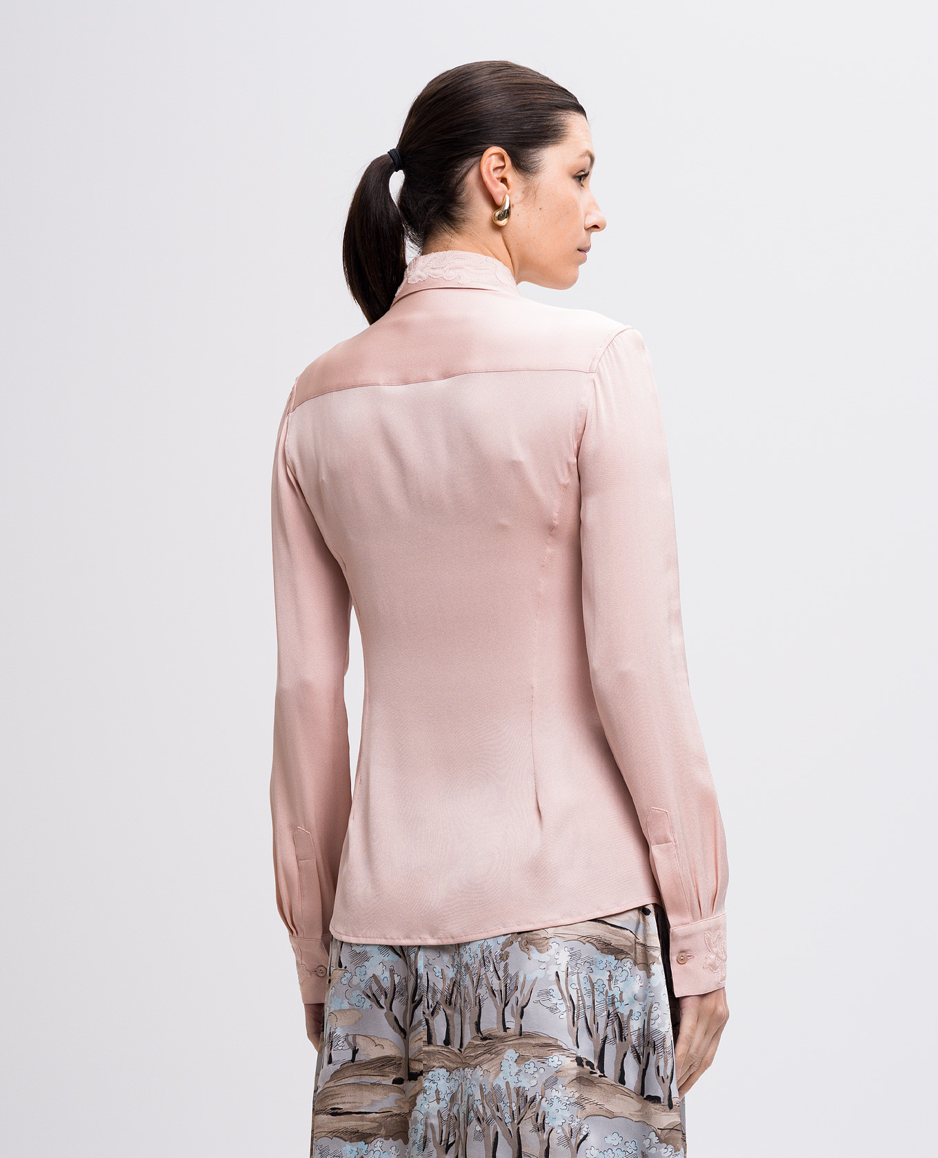 

Pink silk blouse Ermanno Scervino