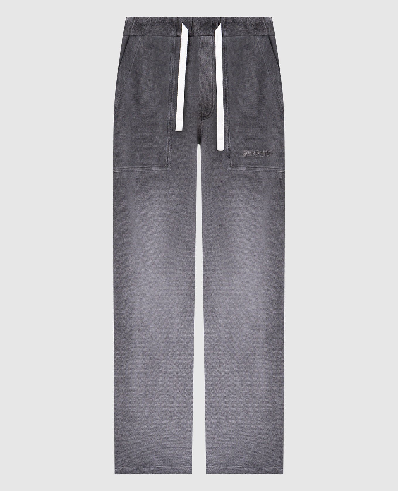 

Grey sweatpants with logo embroidery Palm Angels