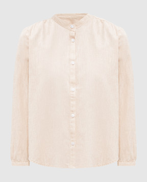 Woolrich Beige blouse with linen CFWWSI0187FRUT3724