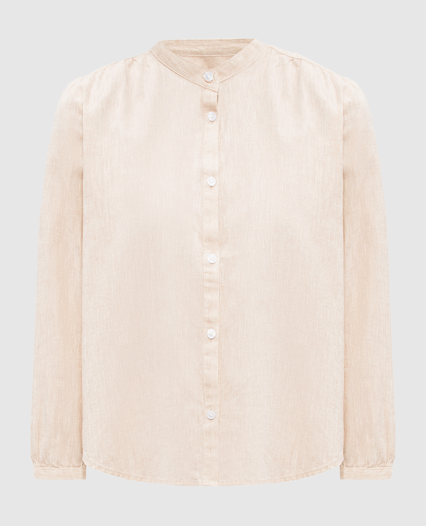 Beige blouse with linen Woolrich