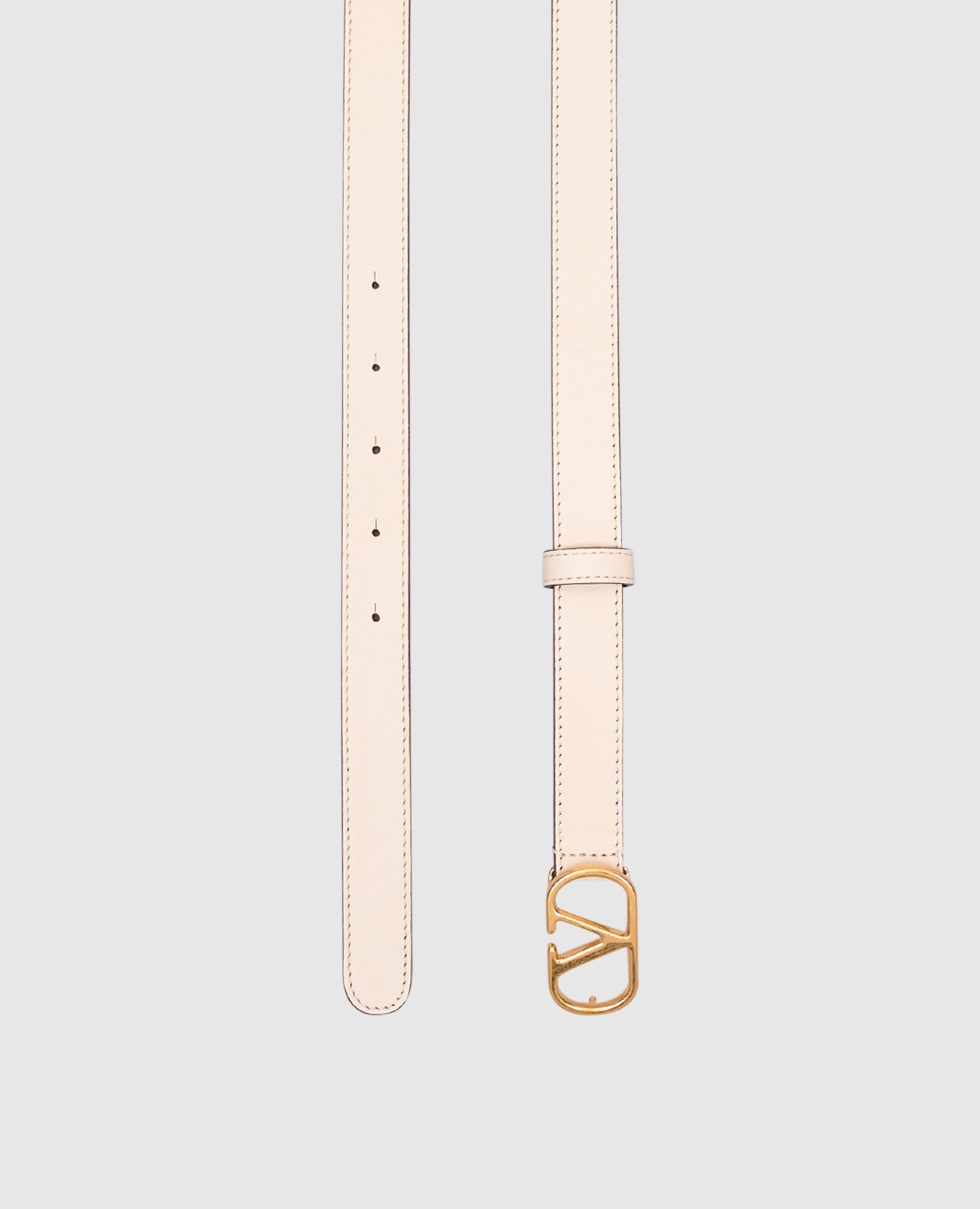 

Beige leather belt VLOGO Valentino