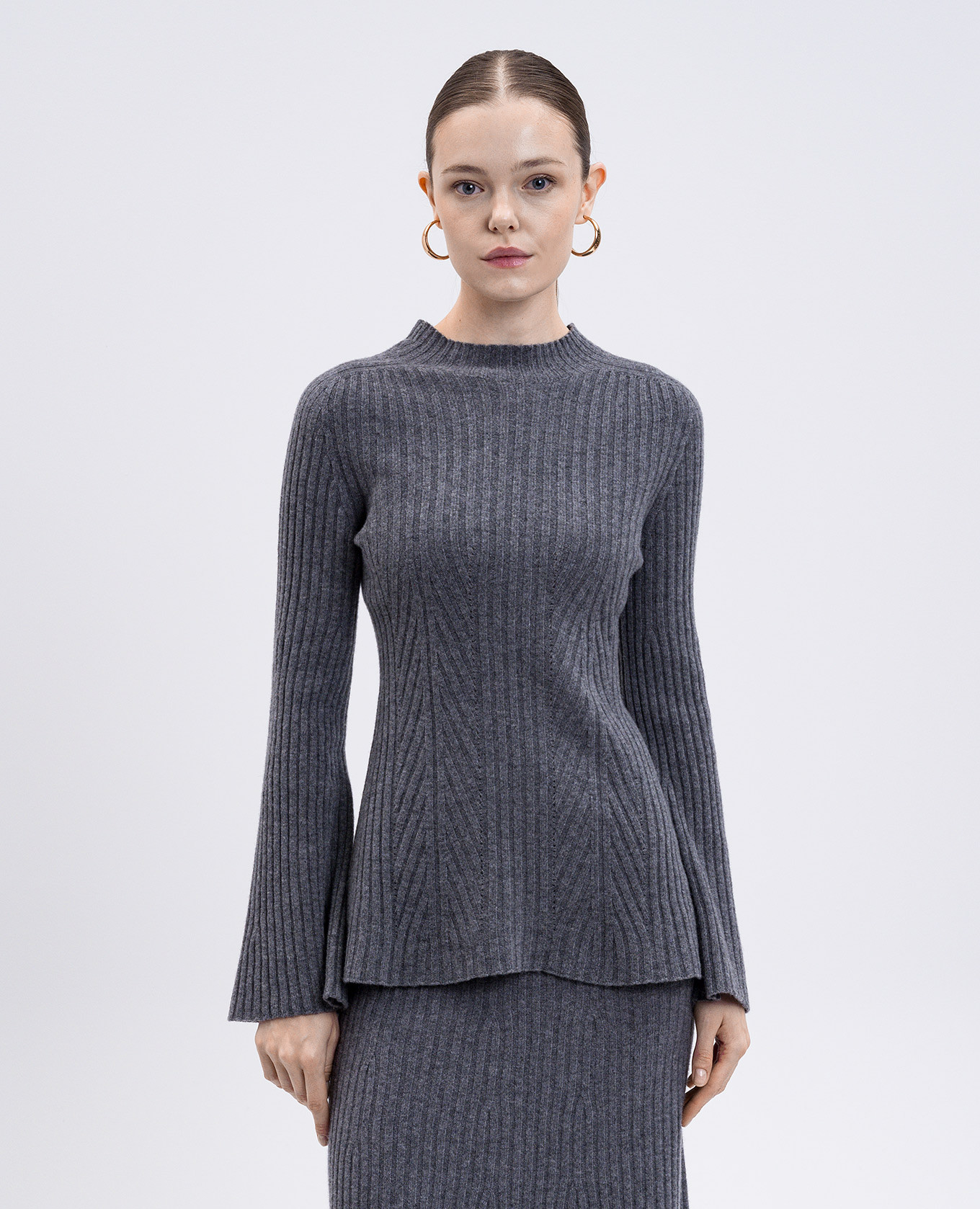 

Gray wool and cashmere jumper Twinset, Grey