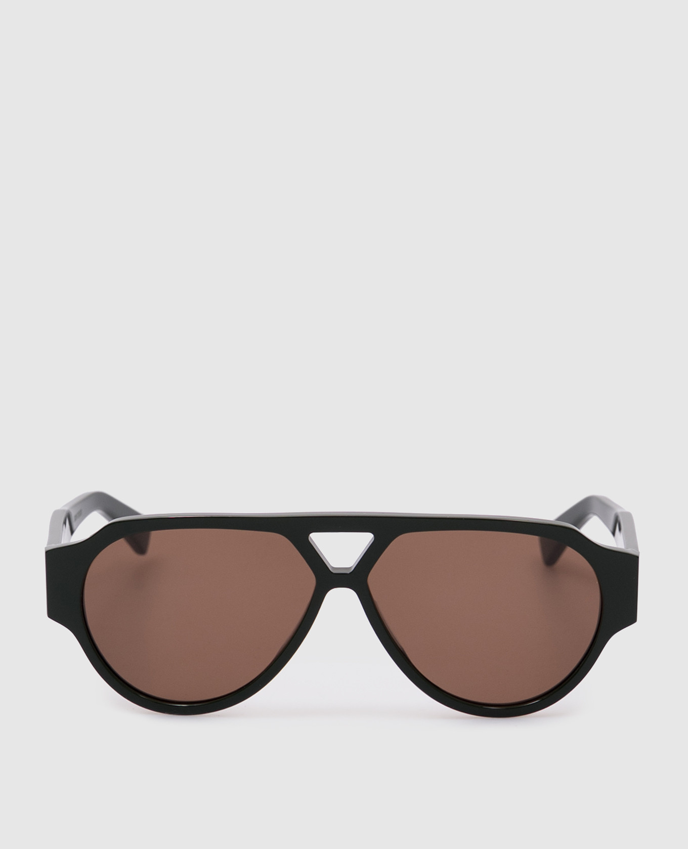 

Green sunglasses with logo Bottega Veneta