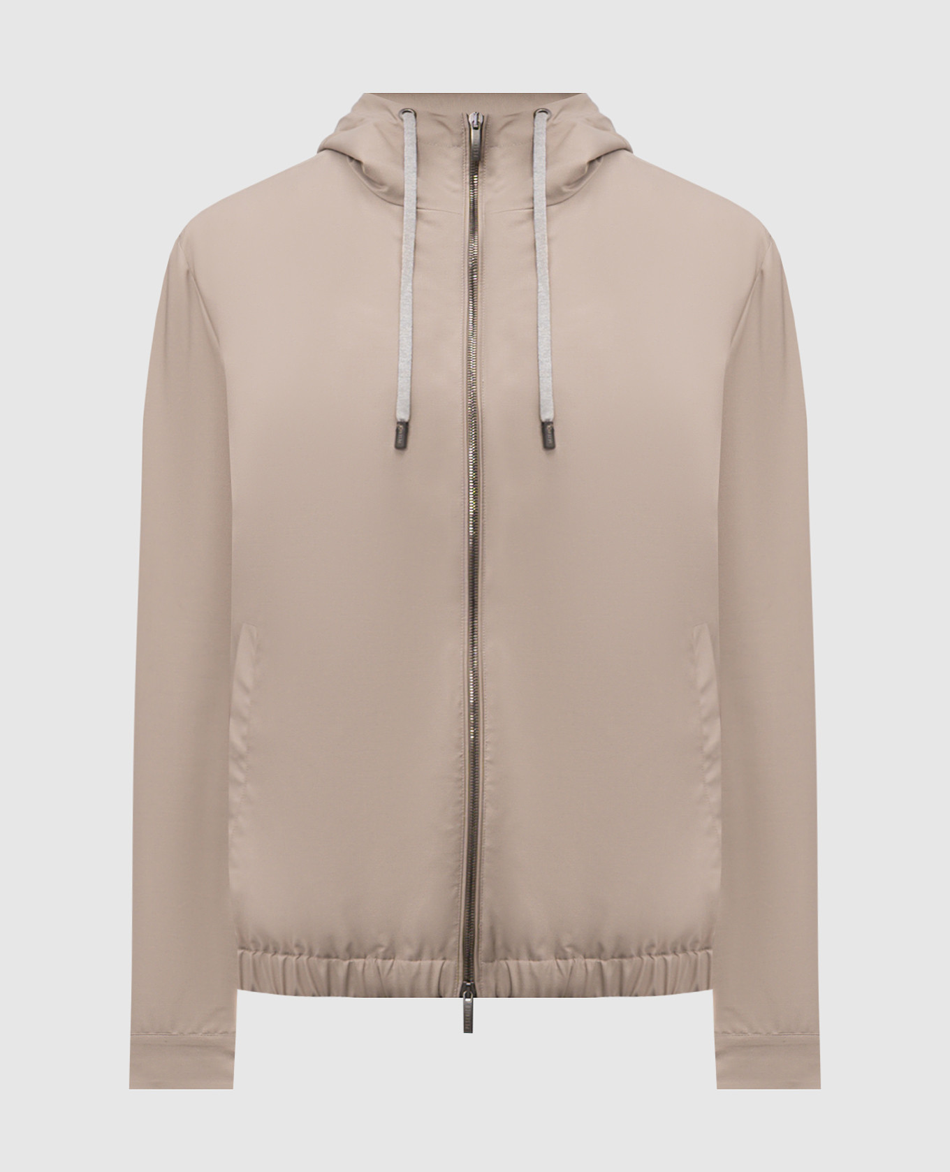 

Beige jacket with wool Peserico