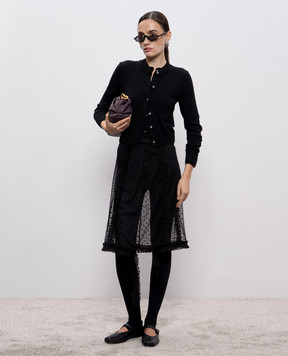 Rokh Black polka dot skirt R2CA204