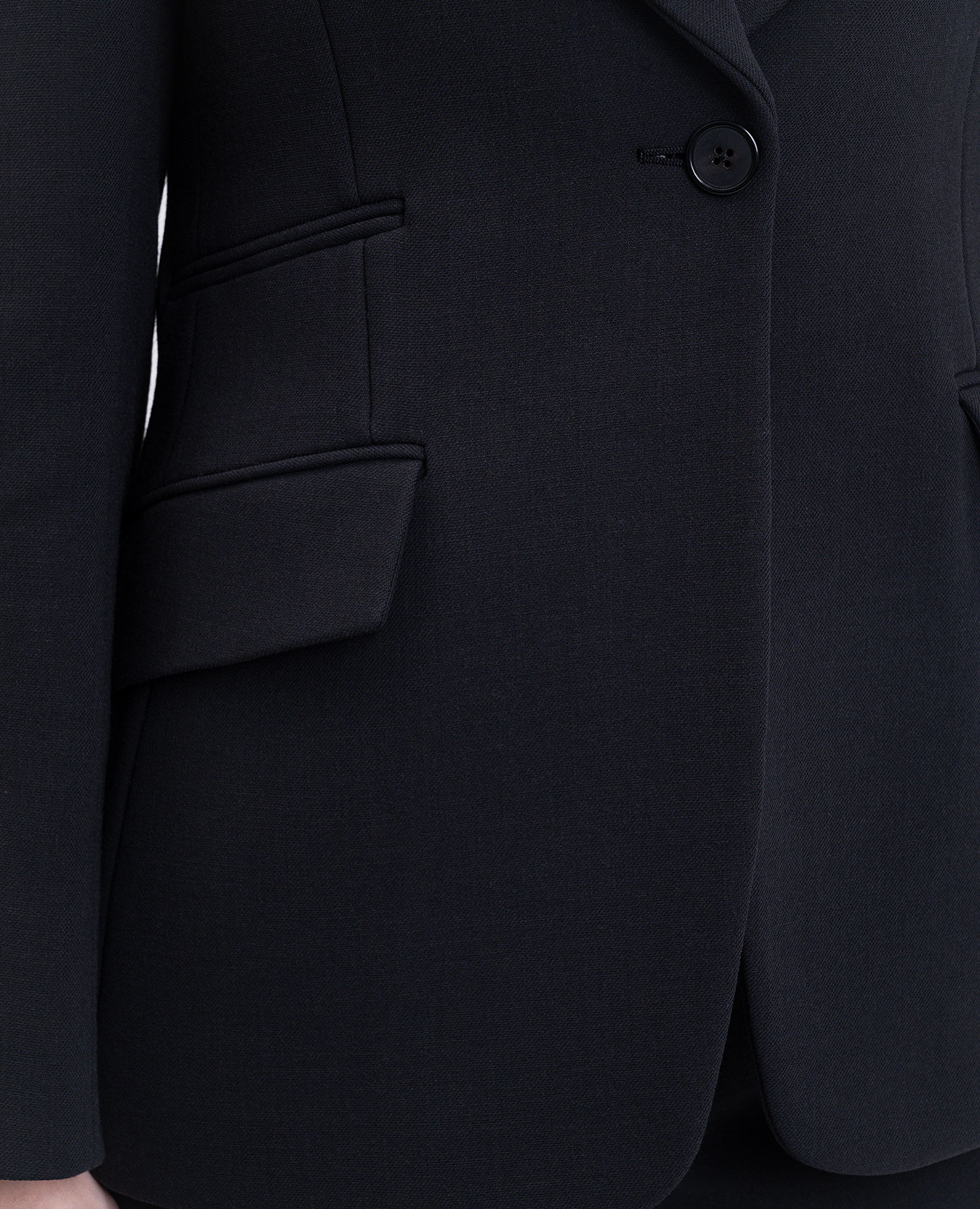 

Black Enida jacket with wool The Row