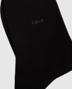 CDLP Black socks with logo MSO006012001