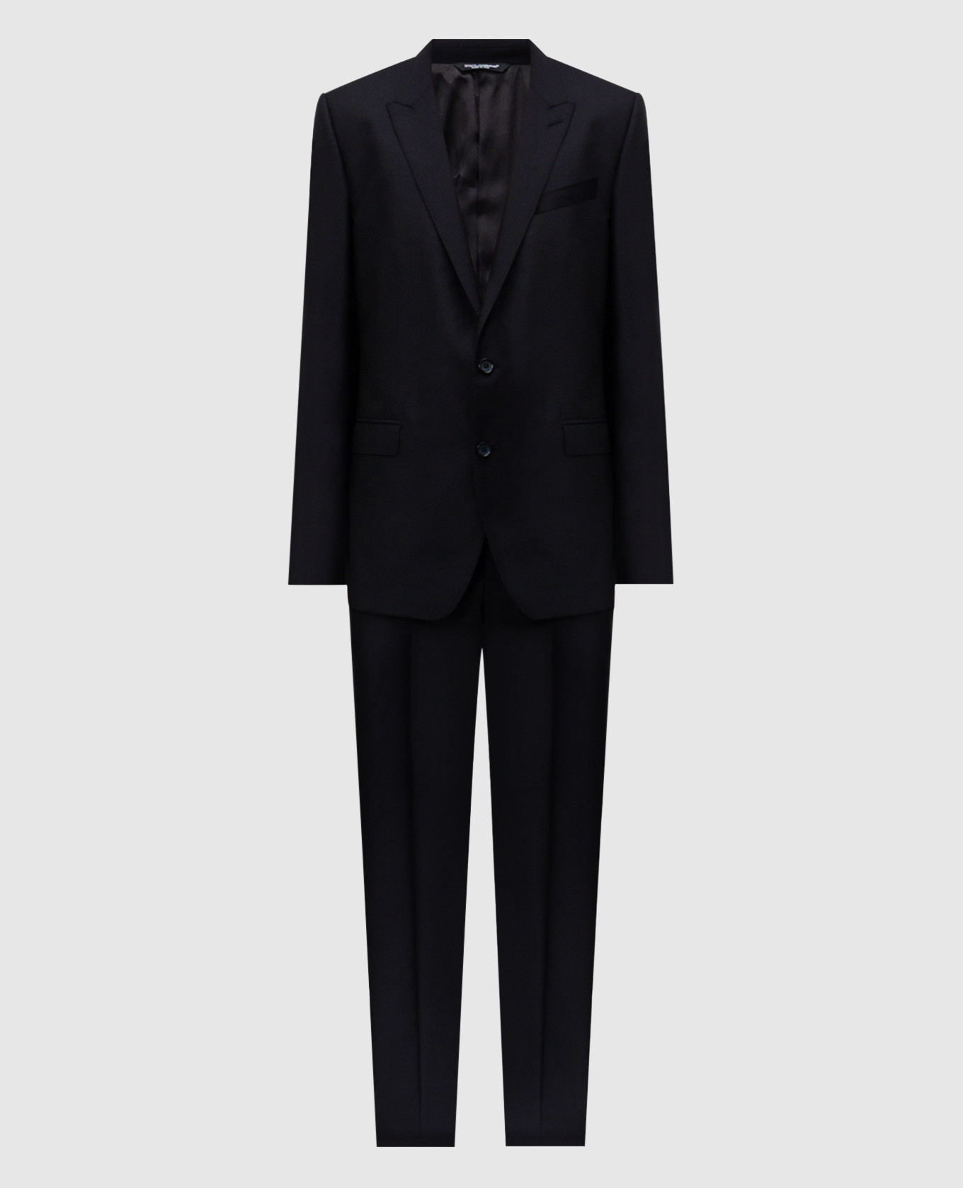 

Black Martini suit in wool and silk Dolce&Gabbana
