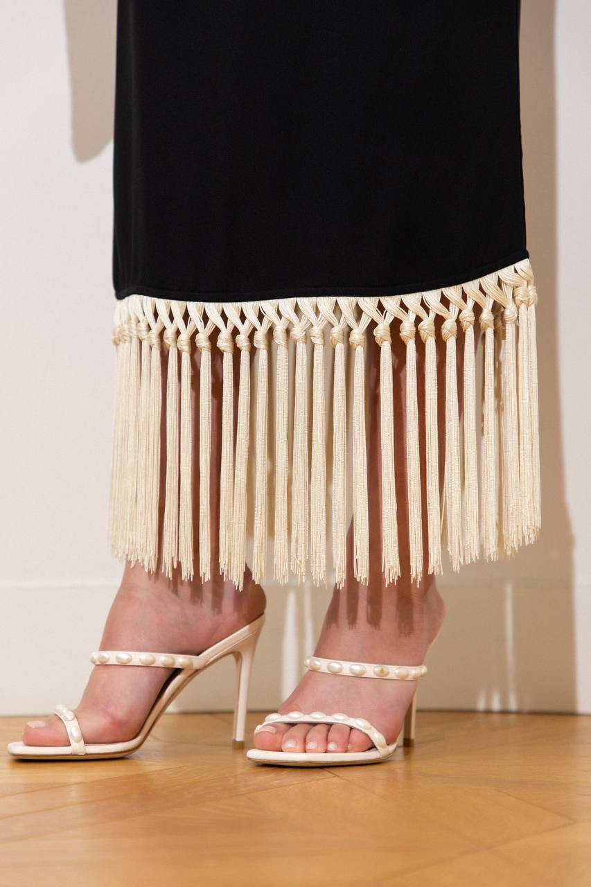 ALEENA PEARLITA white leather mules with beads Stuart Weitzman 7