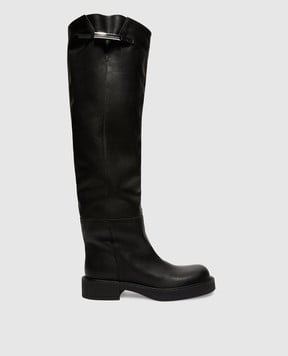 Max & Co Gigi black leather boots GIGI