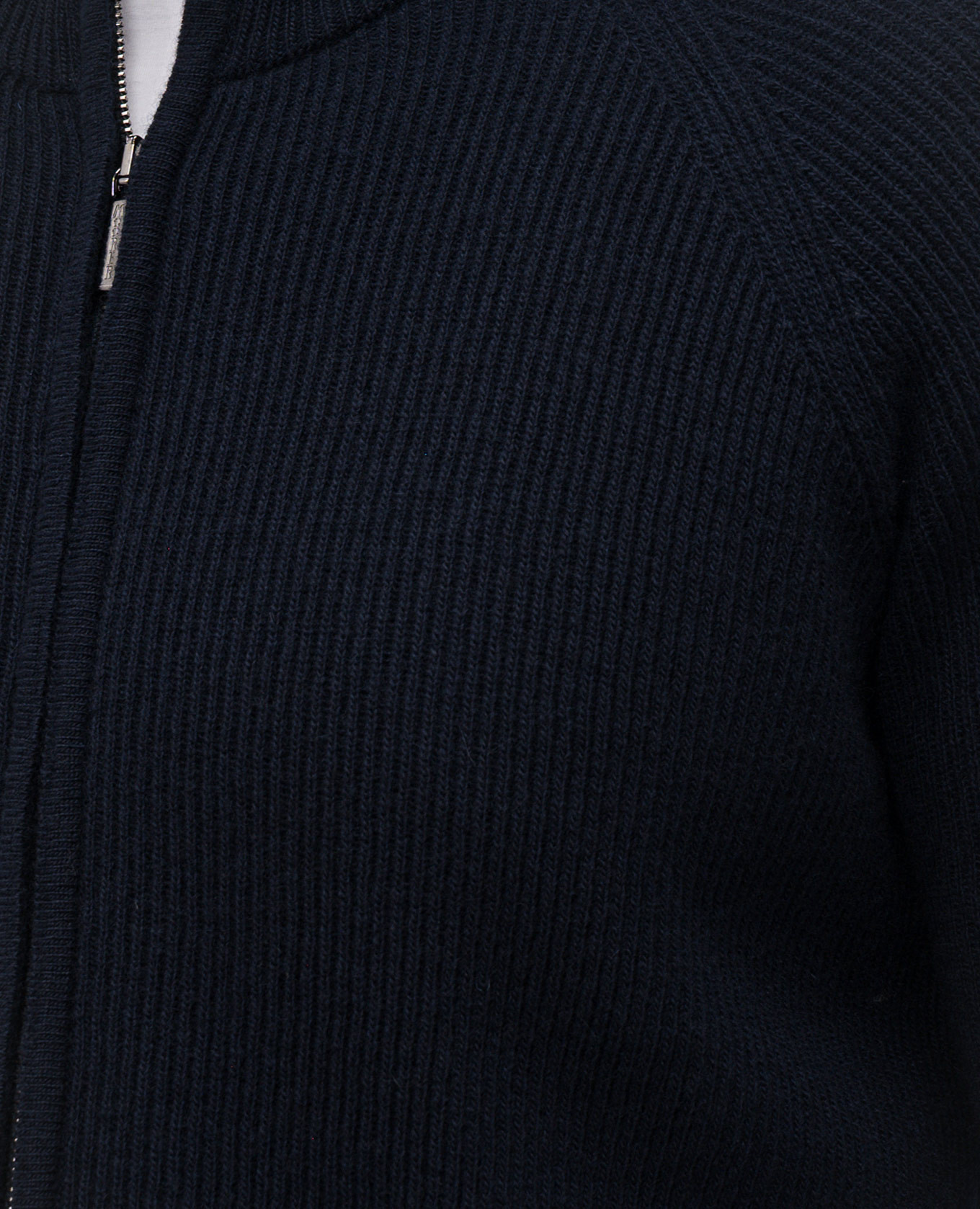 DEAN blue wool and cashmere cardigan MooRER 6