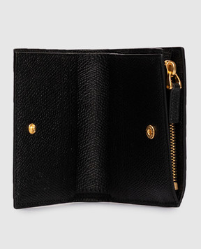 Valentino Black leather wallet Vlogo 7W2P0AJ5SNP