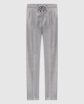 Brunello Cucinelli Gray wool pants ME226E1710