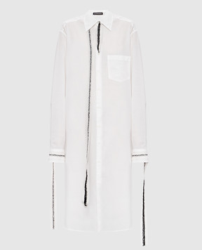 Ann Demeulemeester Gabi white shirt dress B0012781FA026