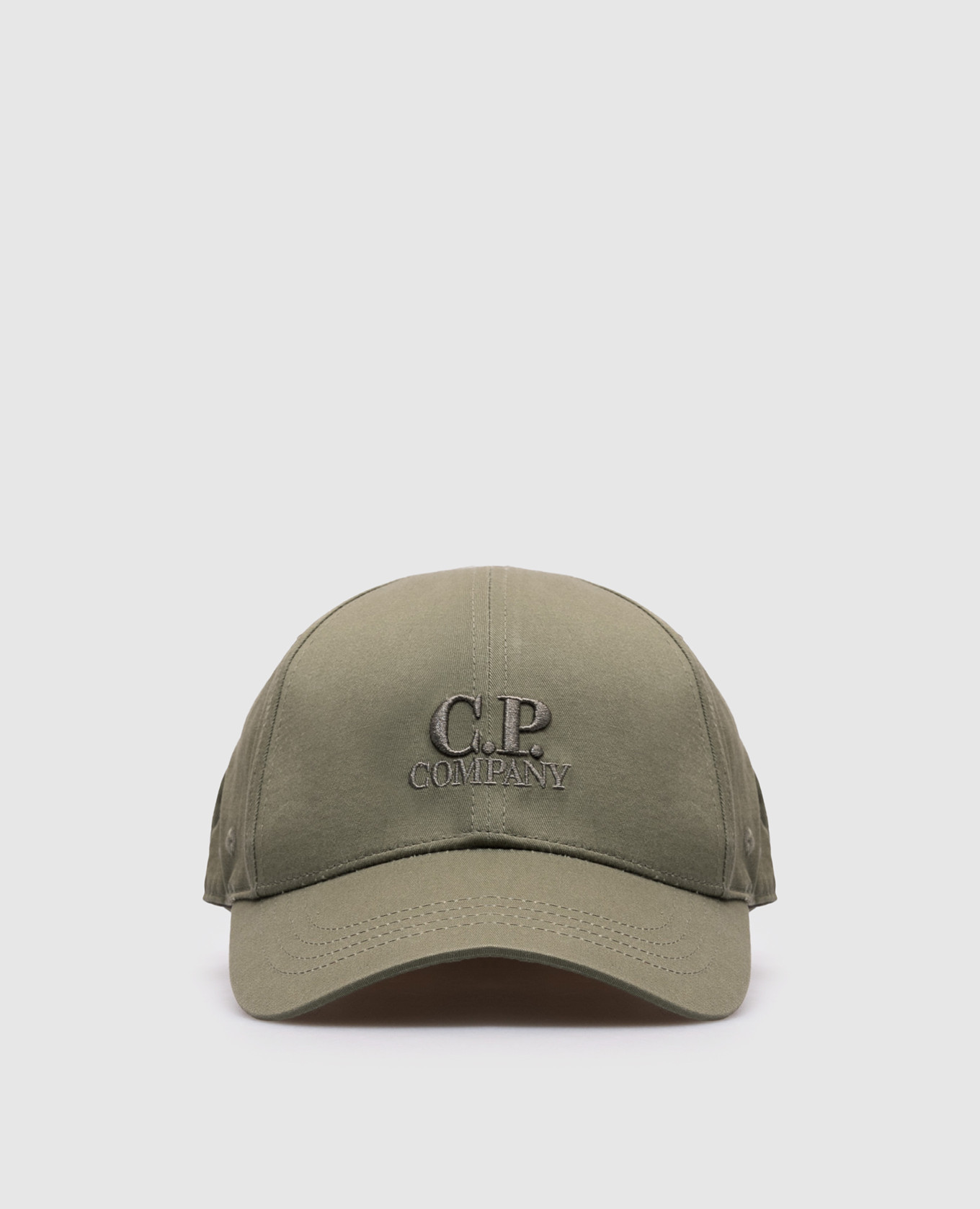 

Children's green cap with logo C.P. Company