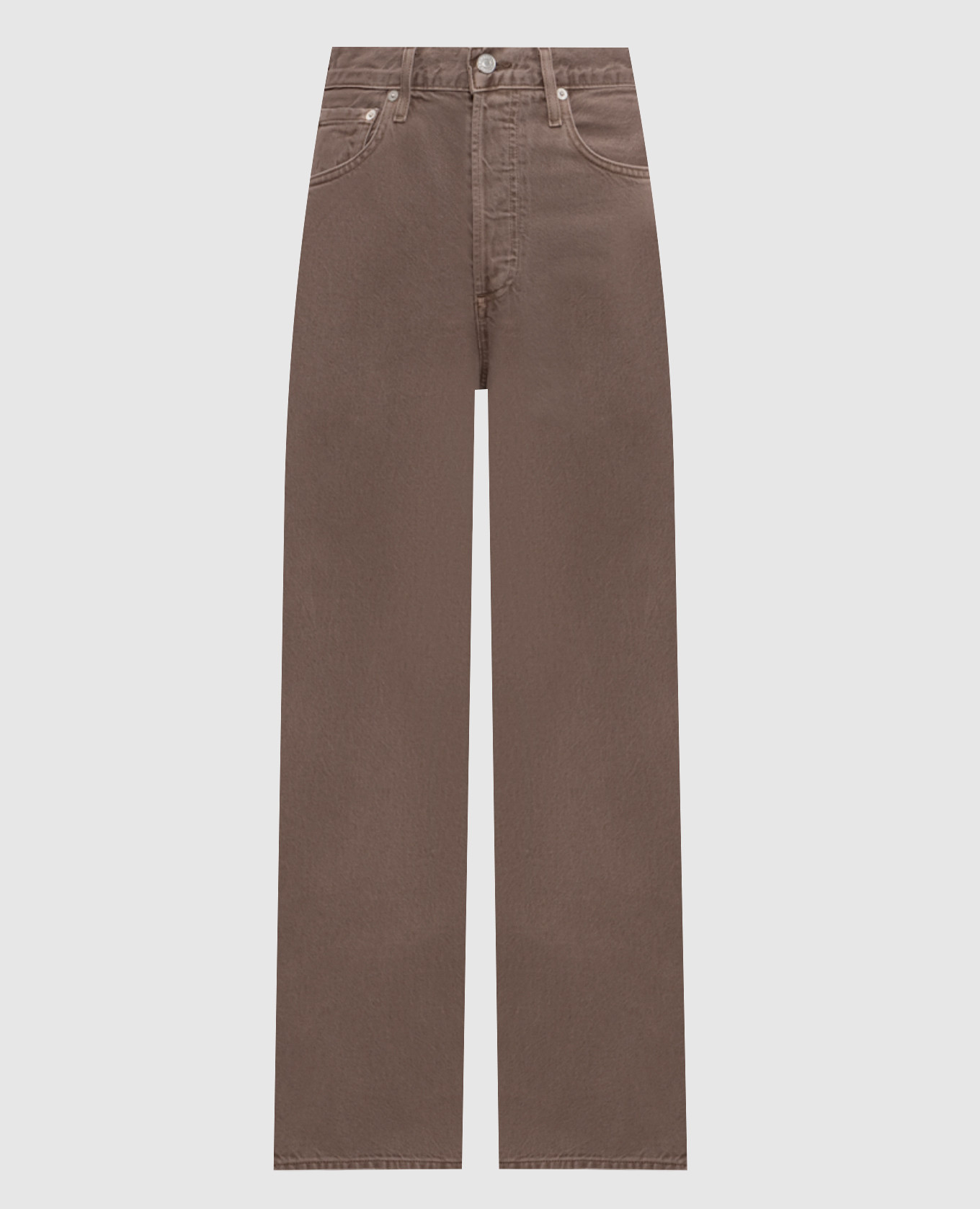 

Brown Ren jeans AGOLDE