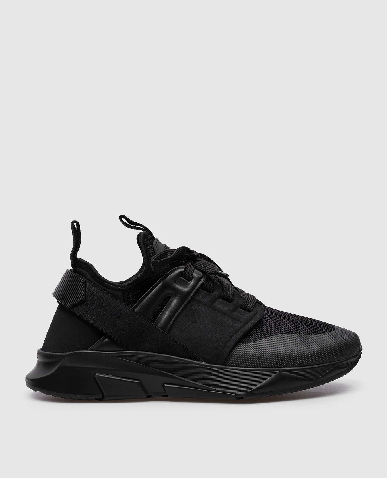 

JAGO black combined sneakers Tom Ford, Черный