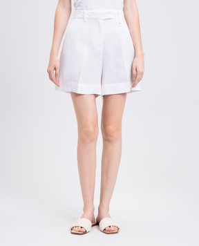 Babe Pay Pls White linen shorts 0D26000514