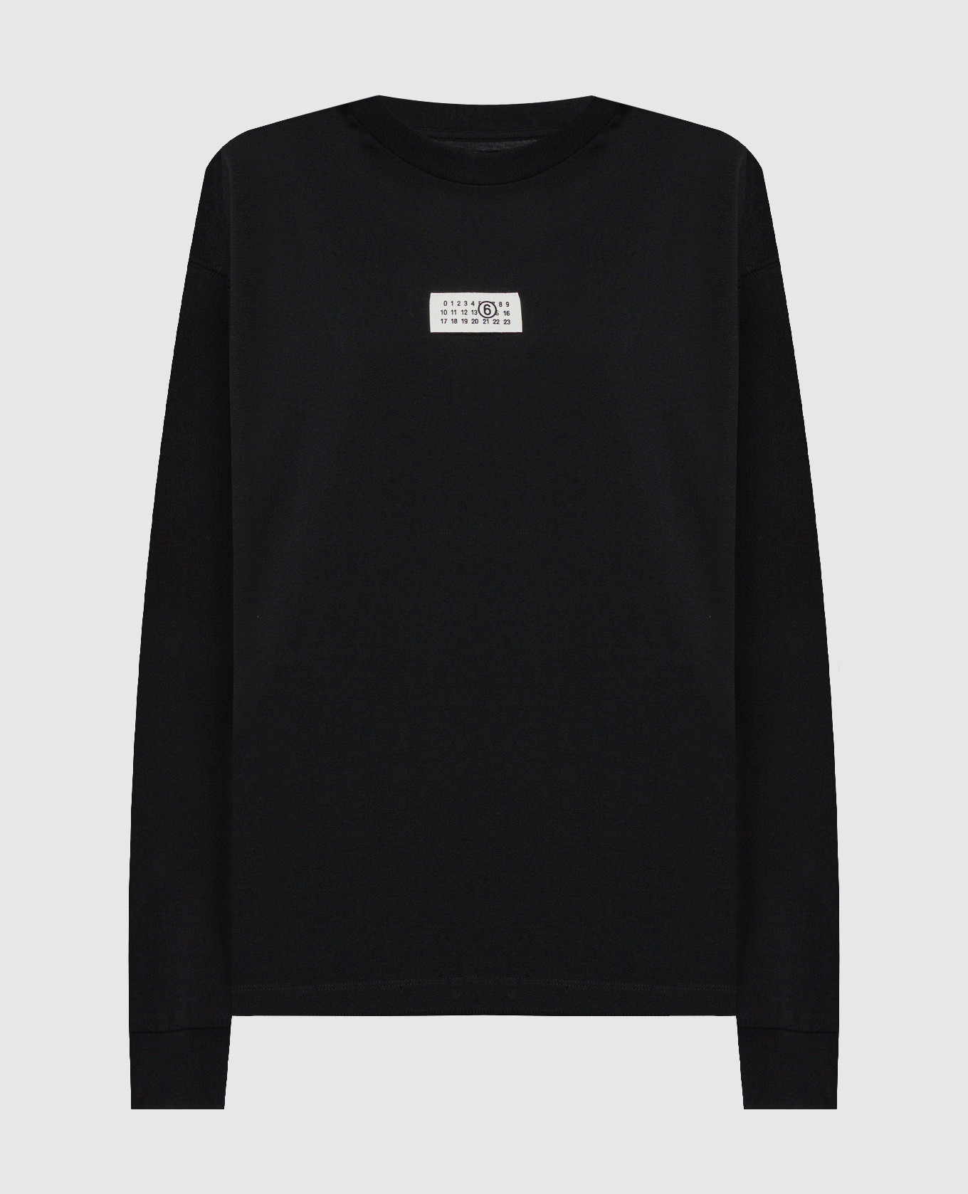 Maison Margiela MM6 - Black longsleeve with logo patch