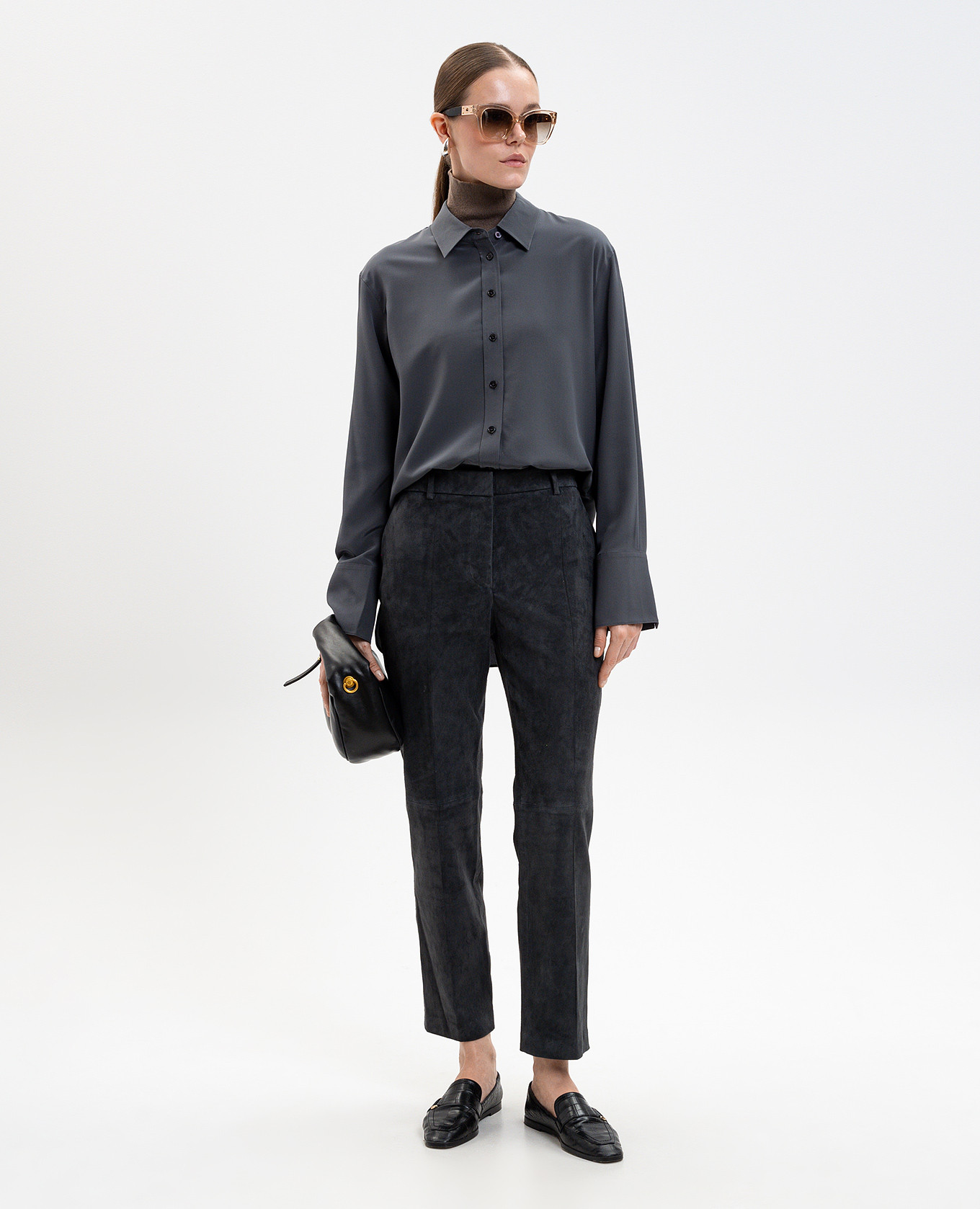 Joe grey silk blouse JOSEPH 2