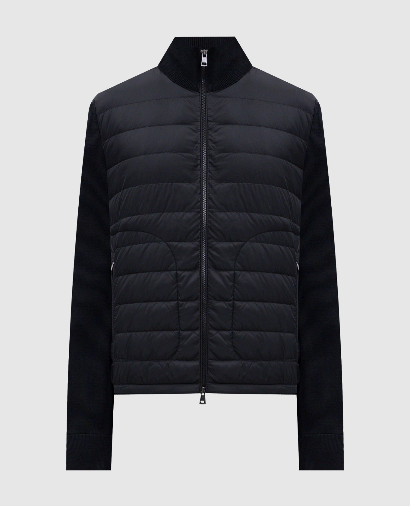 

Black wool blend jacket Moncler