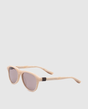 Brunello Cucinelli Beige sunglasses with a monil chain MOCGEMMS03