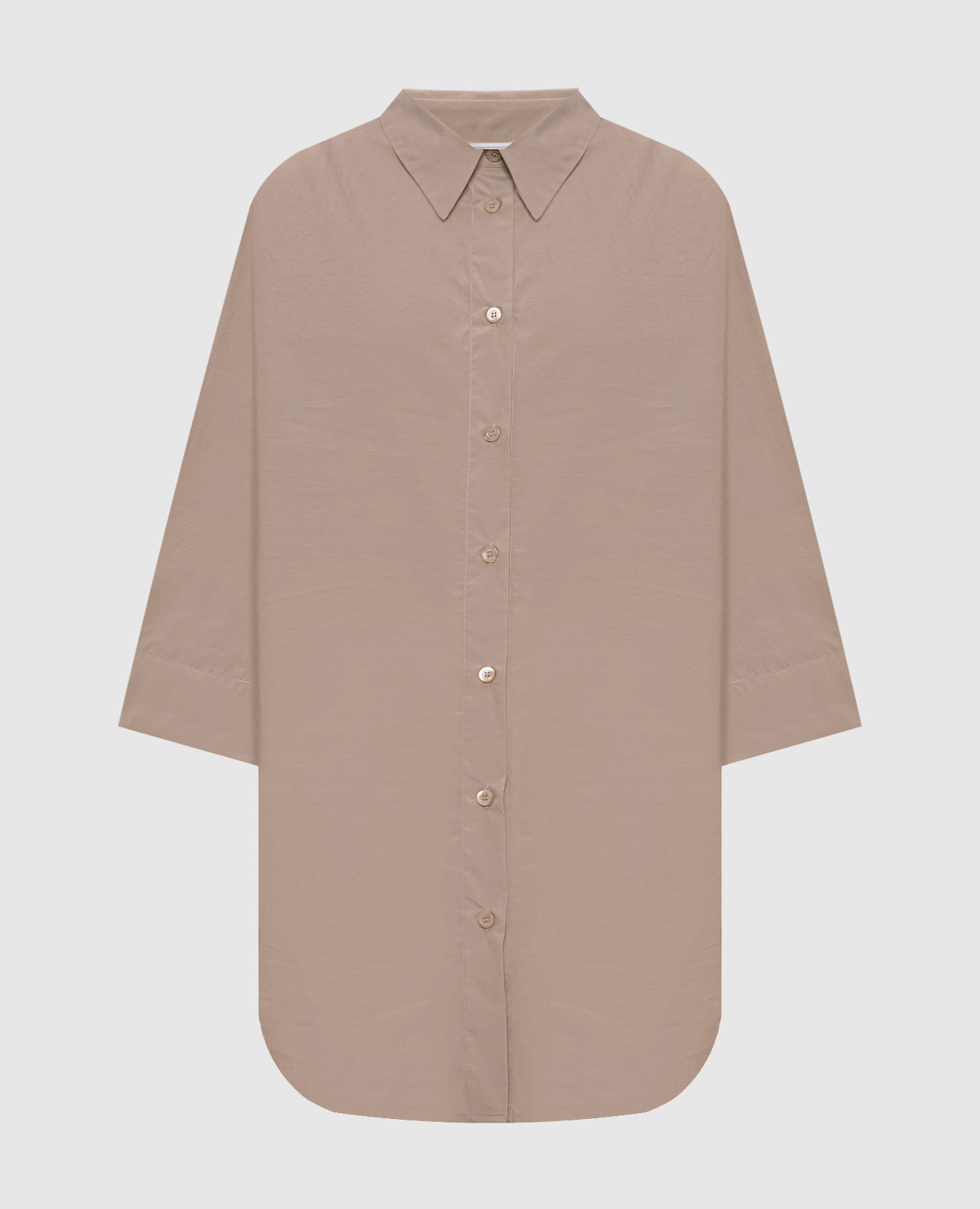 Beige long shirt Peserico