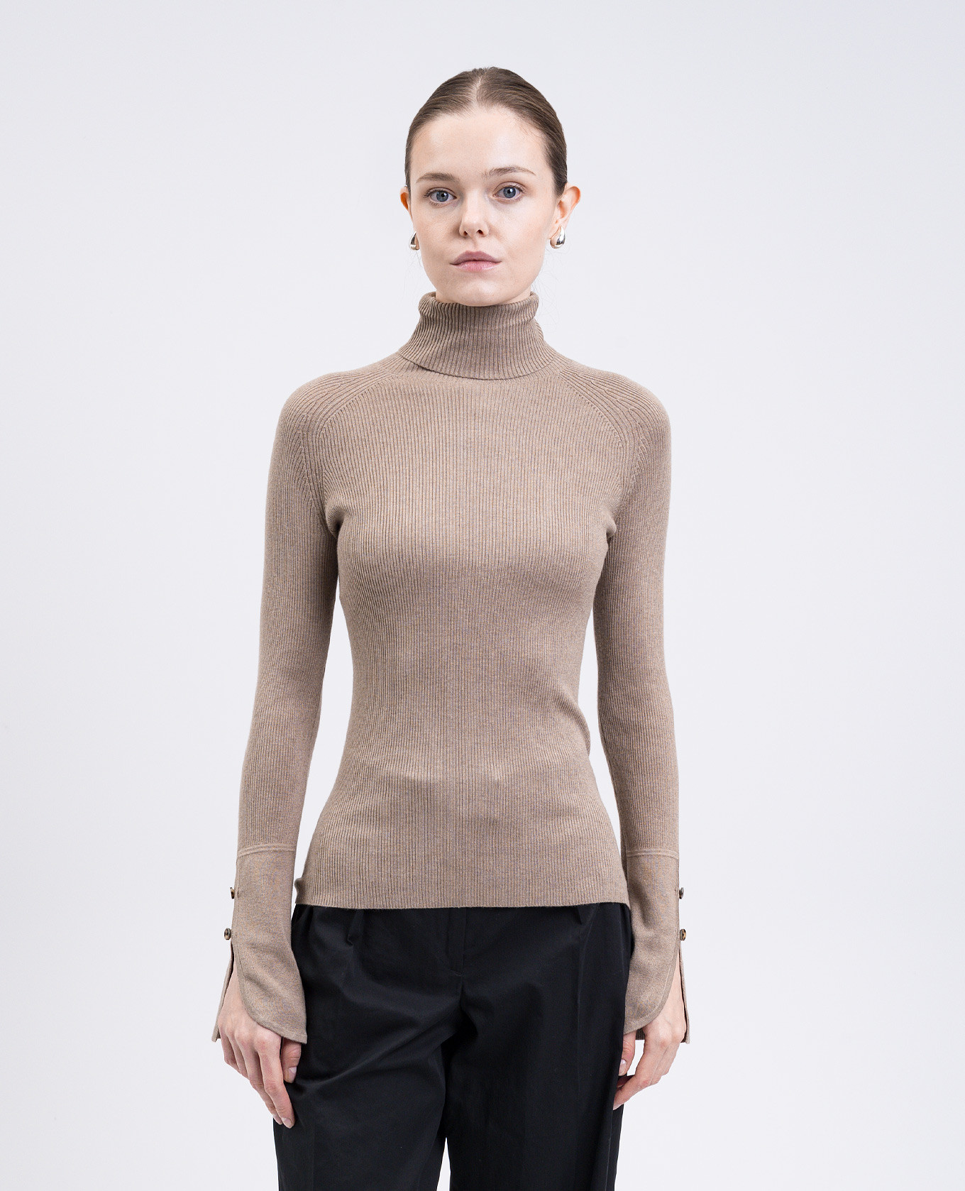 

Beige Belle silk and cashmere turtleneck PROENZA SCHOULER
