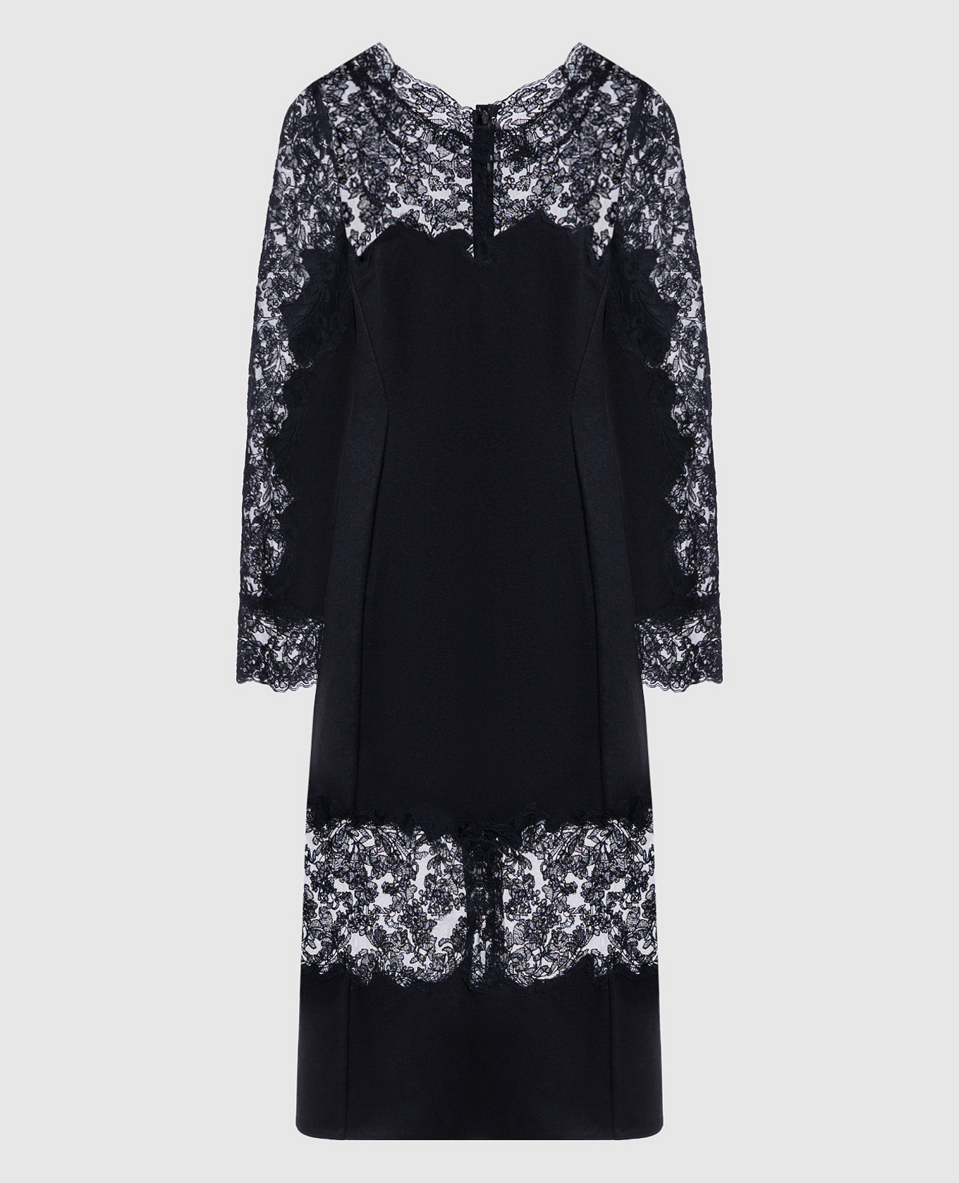 

Black dress made of wool, silk and cashmere Ermanno Scervino