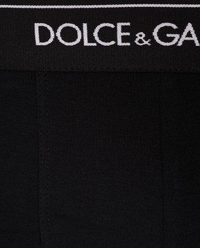 Dolce&Gabbana Set of black boxer briefs with logo M9C07JONN95