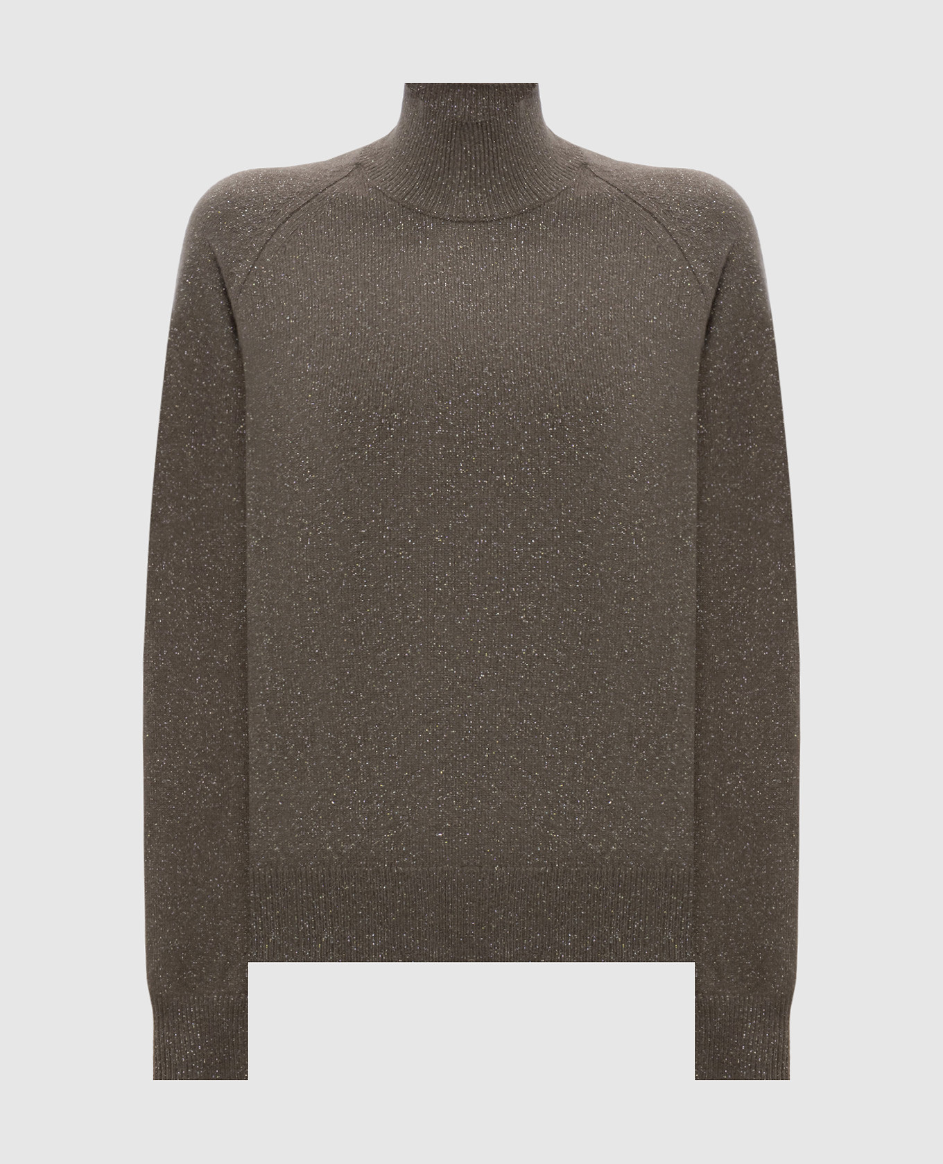Green wool and cashmere sweater with lurex Peserico