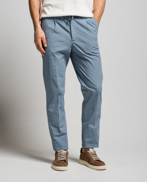 Enrico Mandelli Blue pants GYM02B539I
