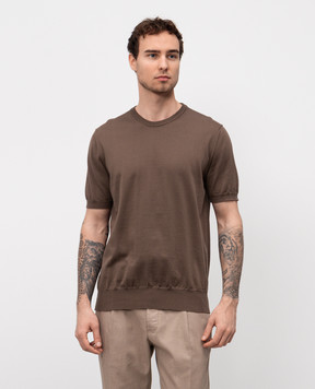 Cashmere&Whiskey Brown T-shirt MB003