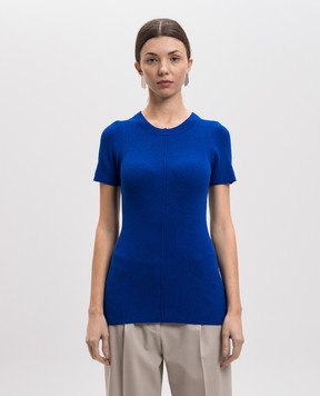 PROENZA SCHOULER Sky blue ribbed top R2517153KY283