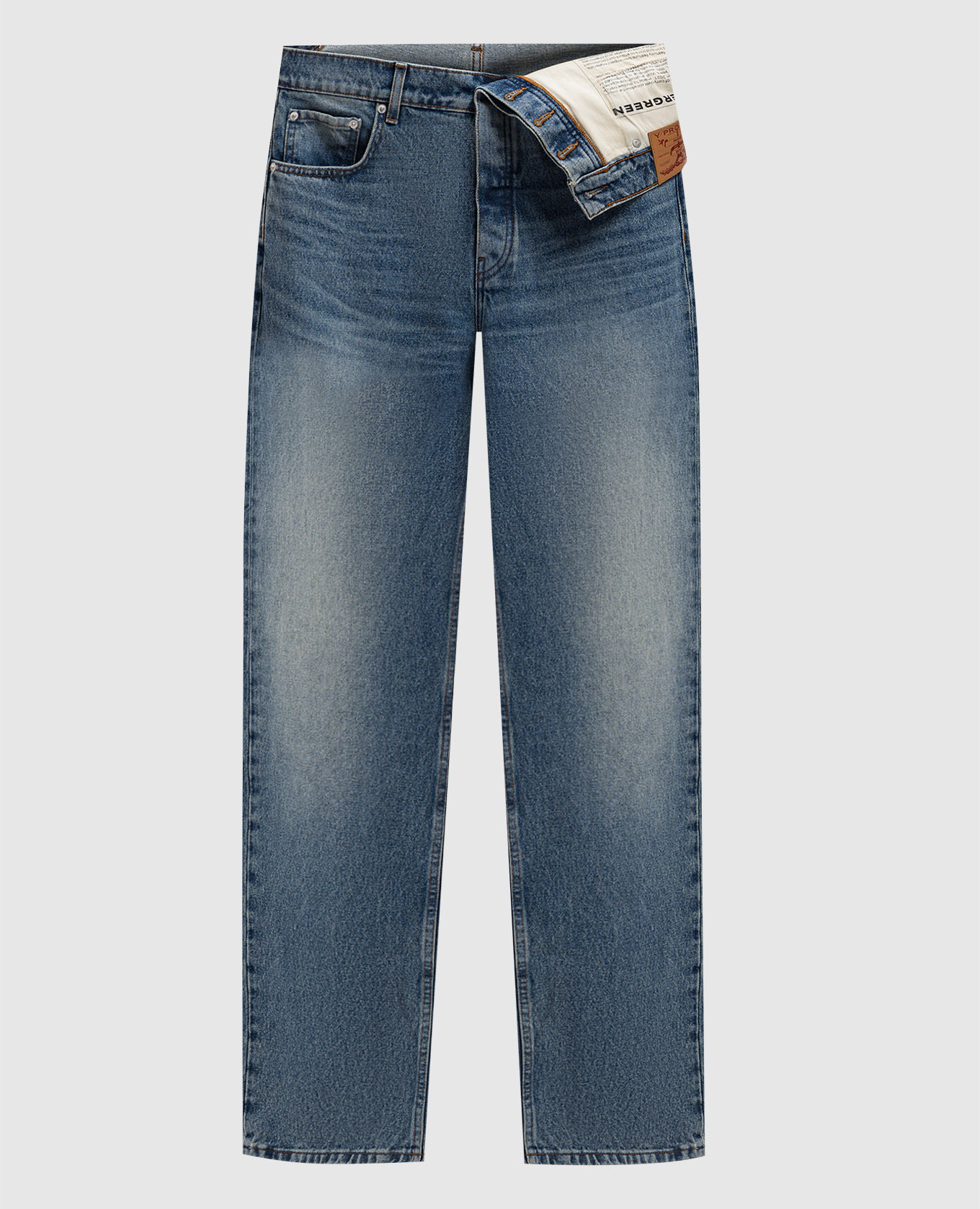 

Blue jeans of asymmetric cut Y Project