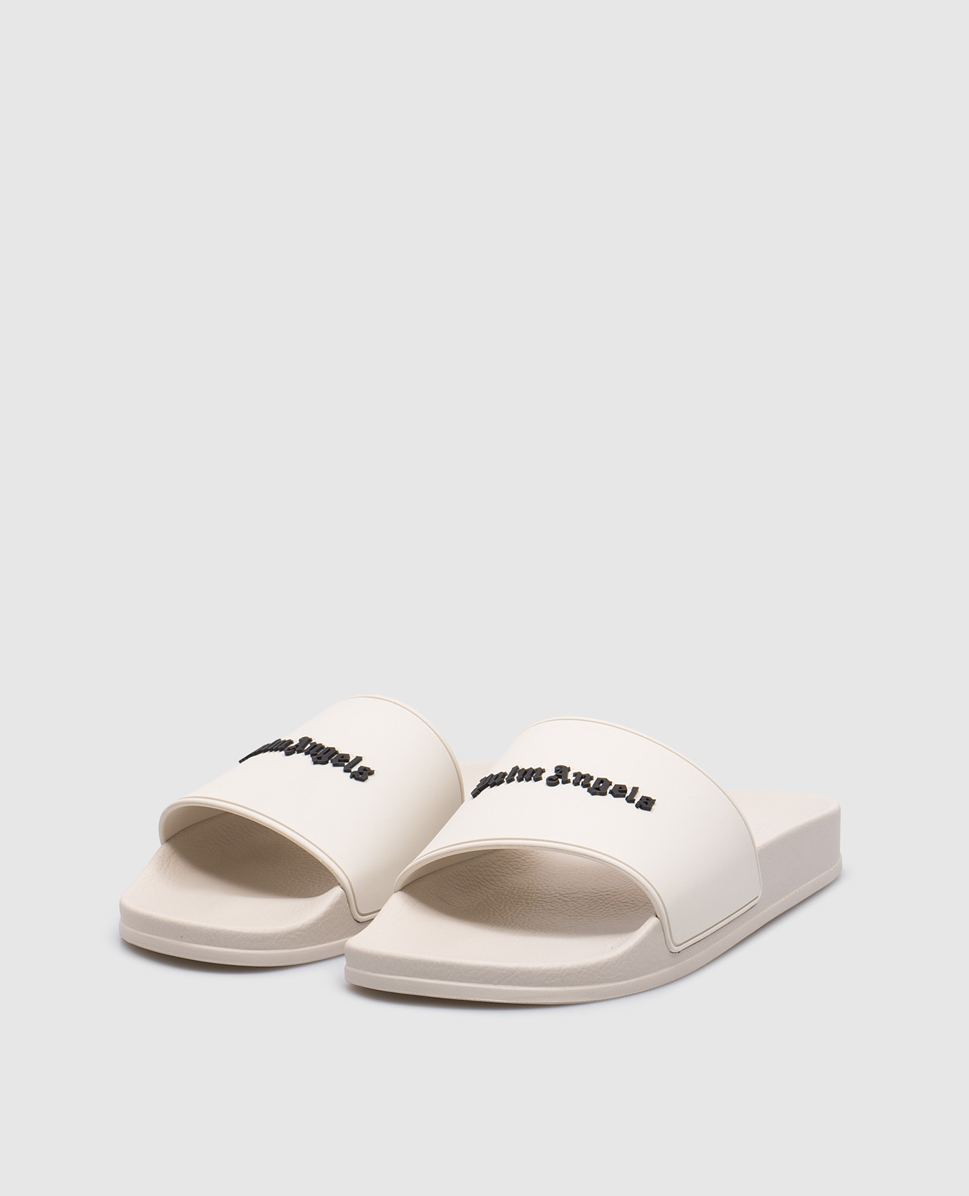 

Beige sliders with logo Palm Angels