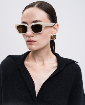 Saint Laurent Beige sunglasses with logo 843052Y9956