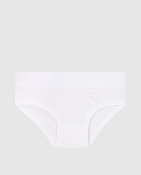 RiminiVeste Emy Bimba children's white panties with crystals B659