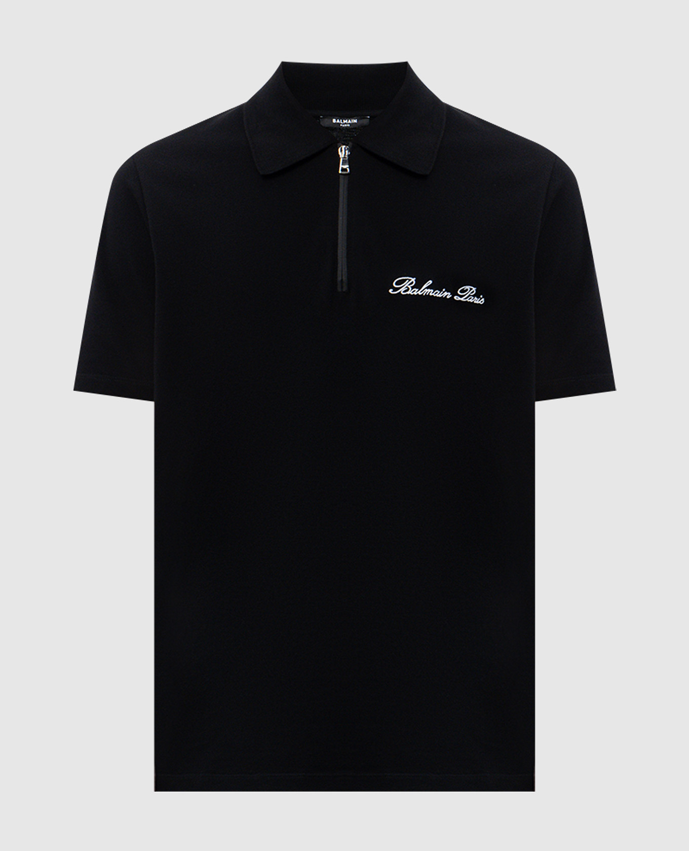 Black polo with logo Balmain